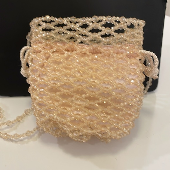 Beaded bucket style evening bag. O/S - Picture 6 of 12